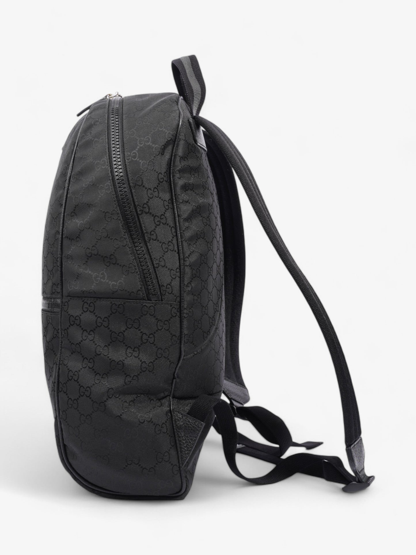 Gucci Double Zip Backpack Supreme Nylon Black Nylon 1