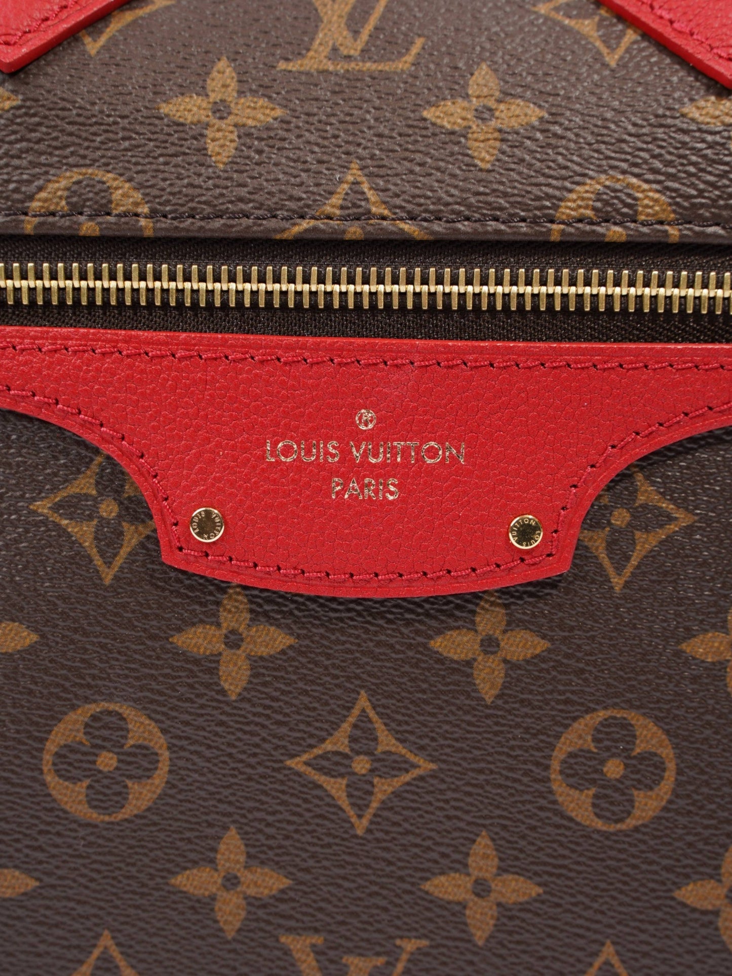 Louis Vuitton Tournelle Coated Monogram Red PM Canvas Coated Canvas Apparel