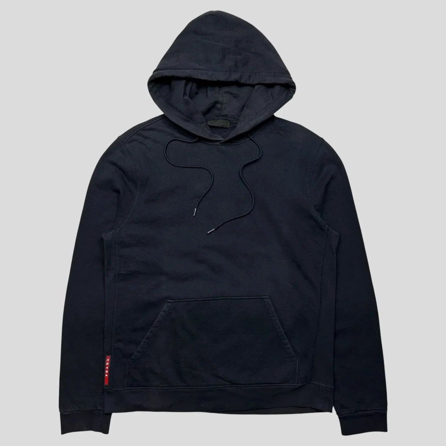 Prada Handbag Milano Tab Pullover Hoodie - M Red