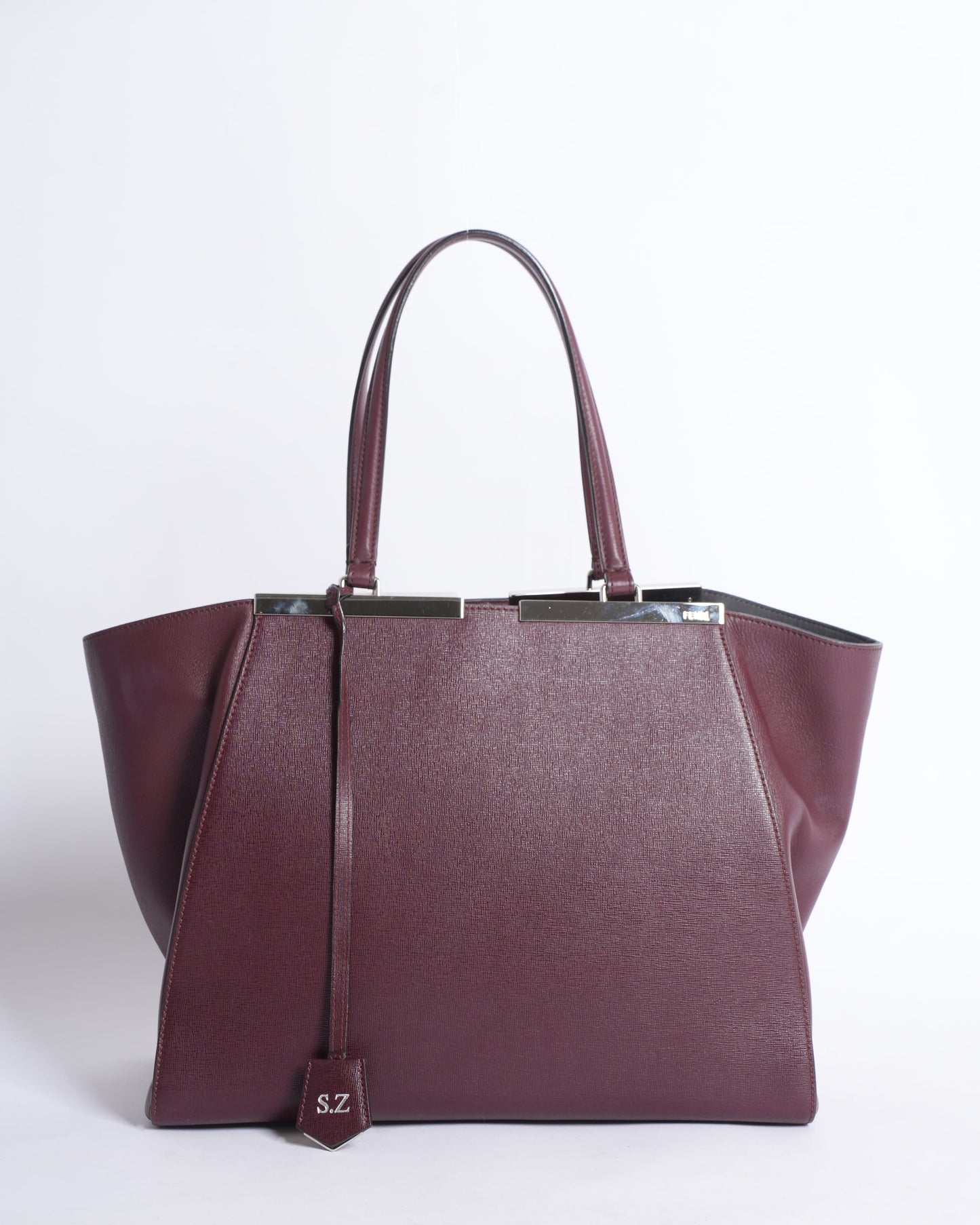 Fendi Handbag 3 Jours Burgundy Bag Shoulder Bag