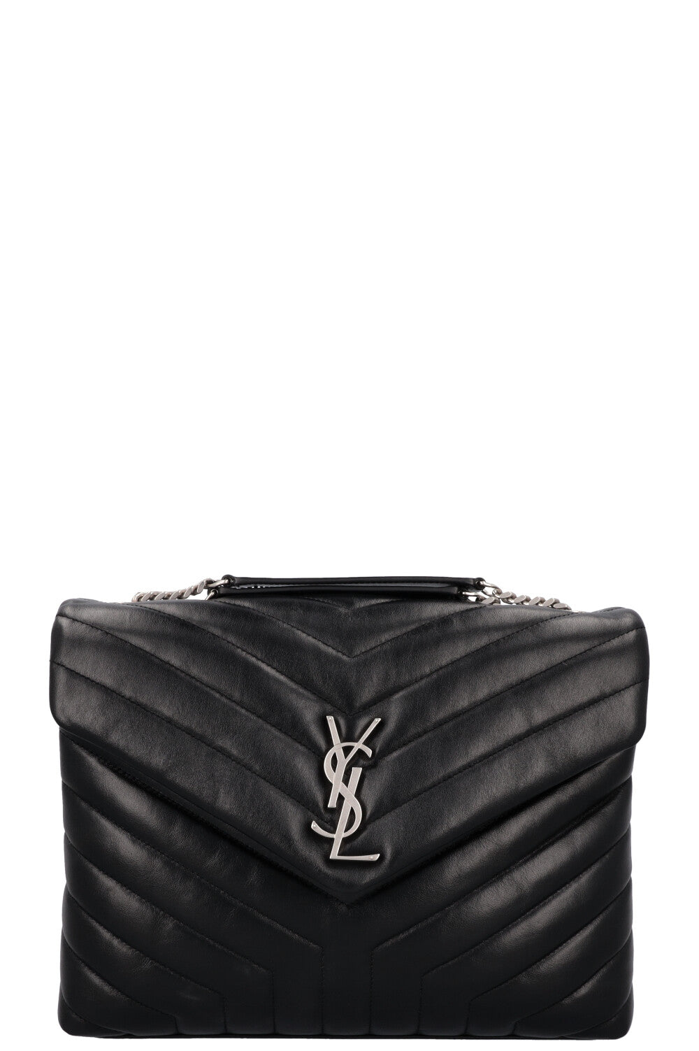 YSL Saint Laurent Loulou Bag Black Medium Handbag