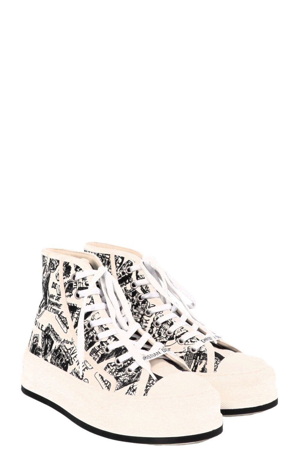 Dior Handbag L'Etoile Walk'N' Sneaker Canvas White Shoes