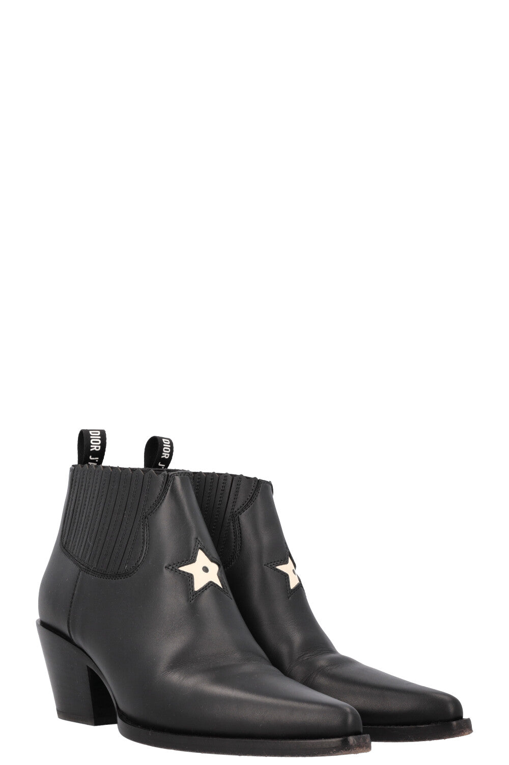 Dior L.A West Cowboy Boots Black Shoes