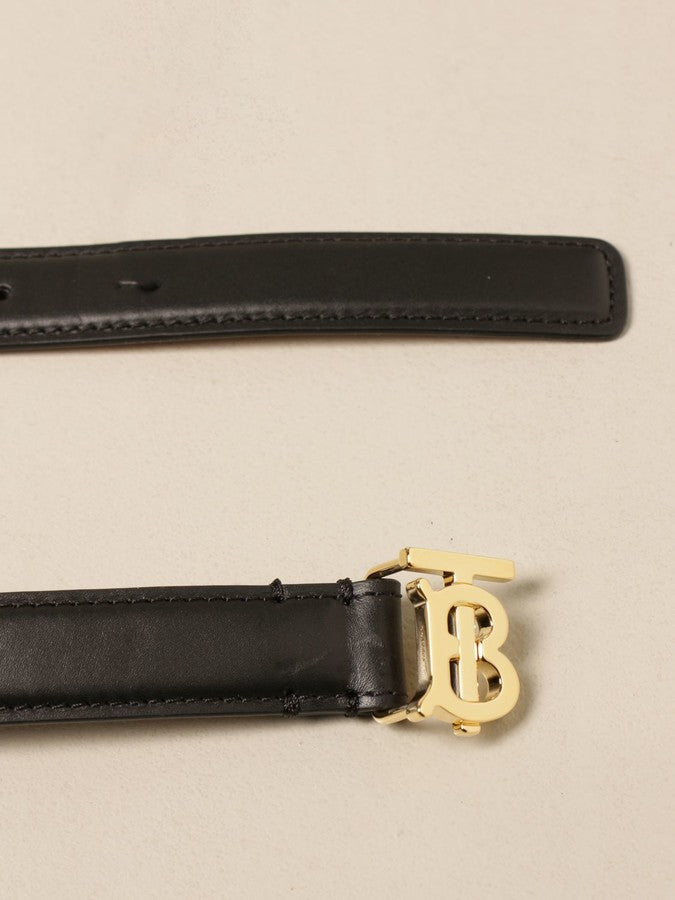 Burberry Tb Calf Belt Handbag Leather Calf Leather