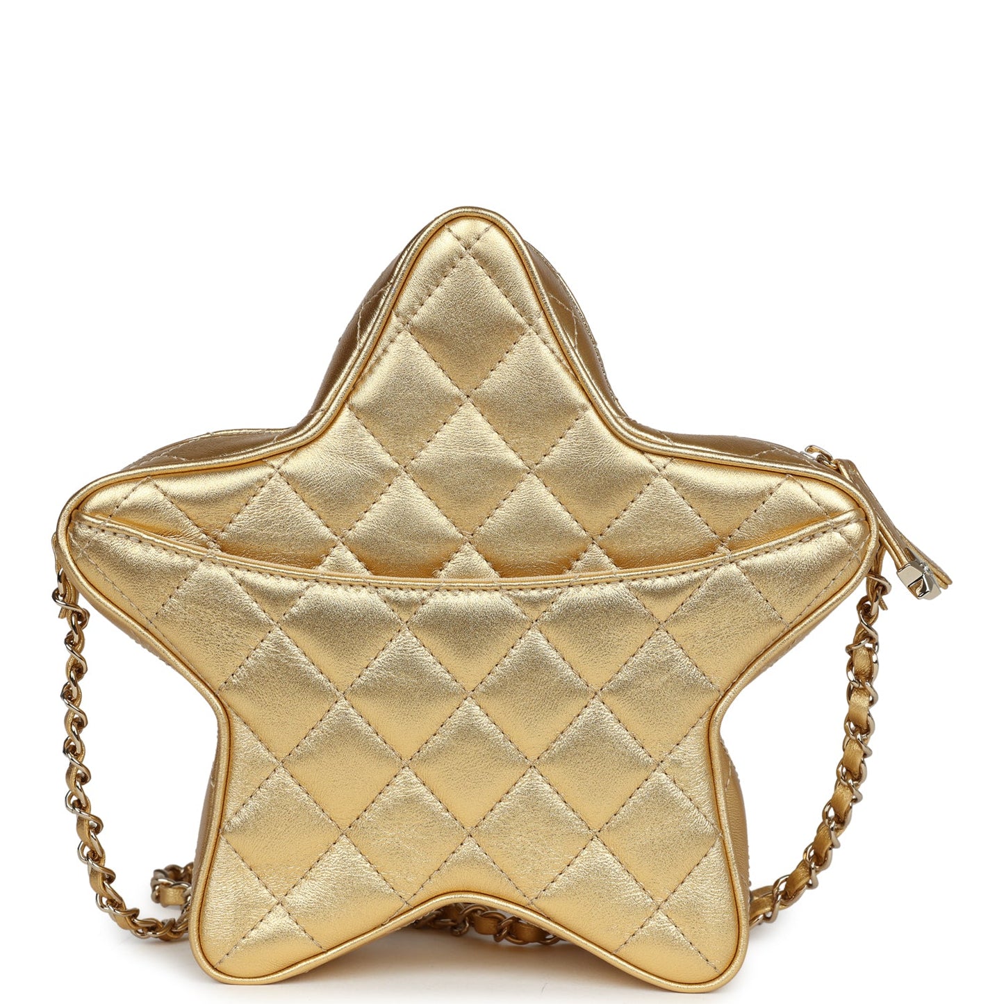 Chanel Star Metallic Gold Lambskin Gold Hardware Accessory