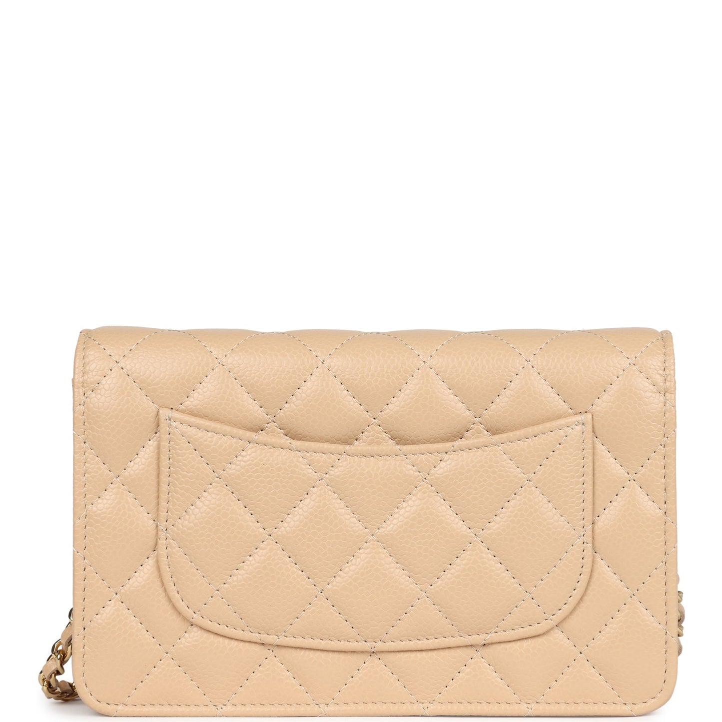 Chanel Wallet On Chain WOC Light Beige Caviar Gold Hardware Bag