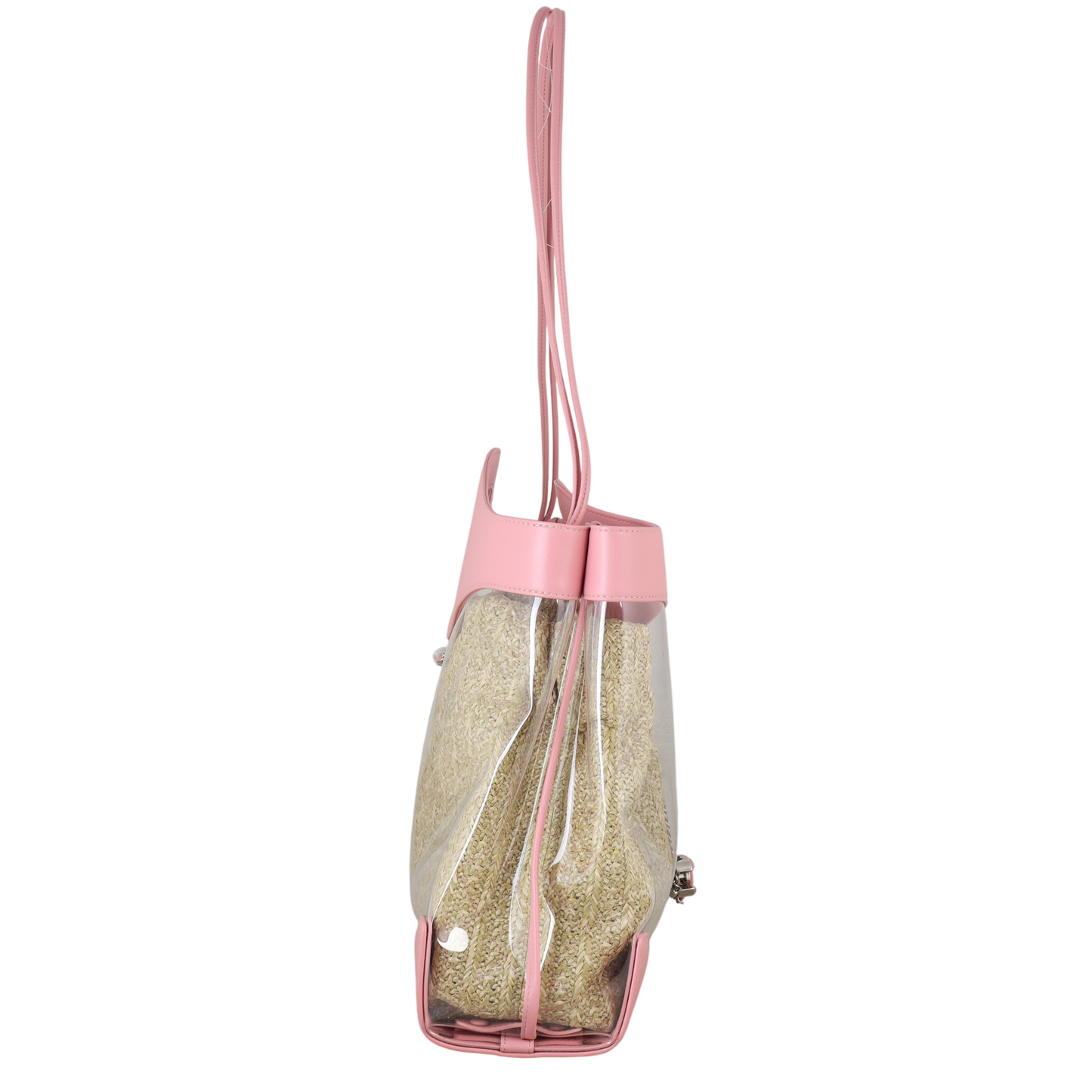 Chanel 31 PVC Shopping Bag Brown Pink Shoulder Bag