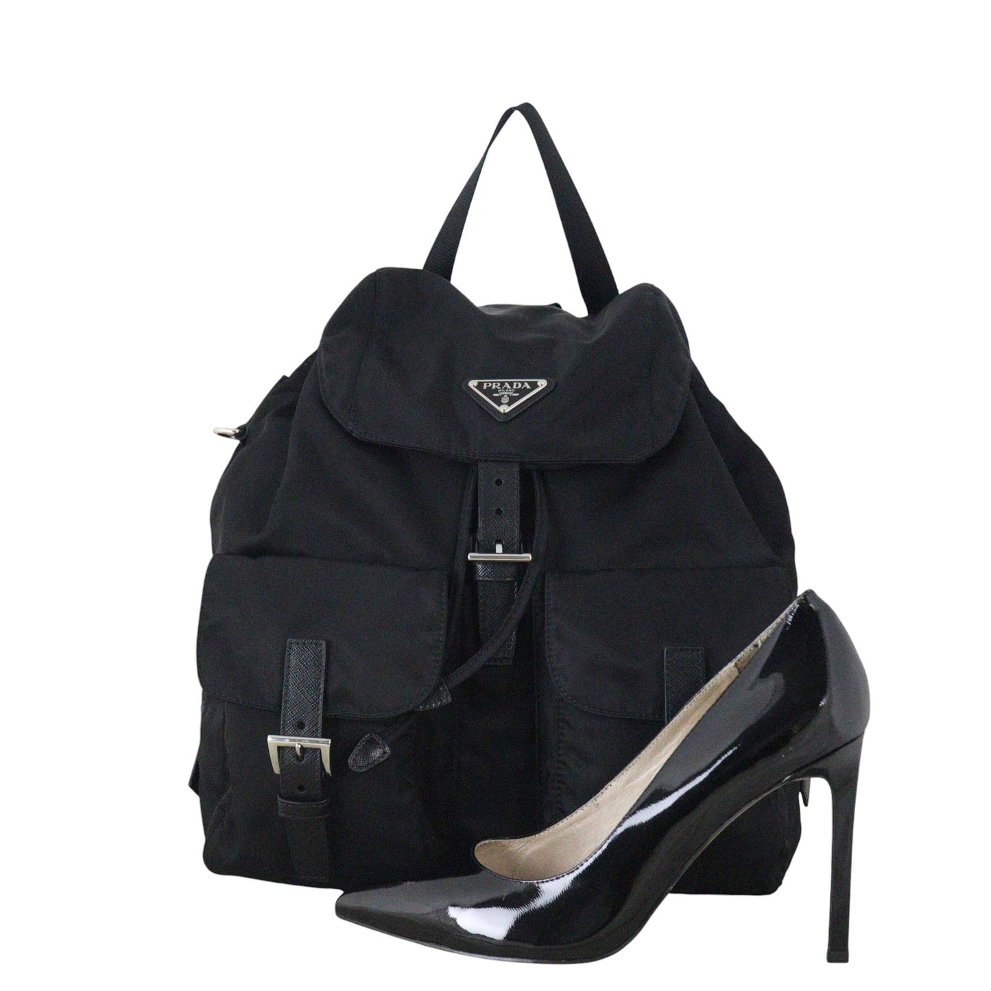 Prada Re Backpack Handbag Nylon Medium