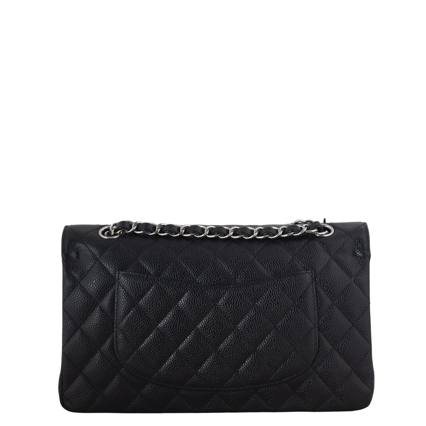 Chanel Classic Double Flap Caviar Handbag Quilted Black Crossbody Bag Caviar 07012026