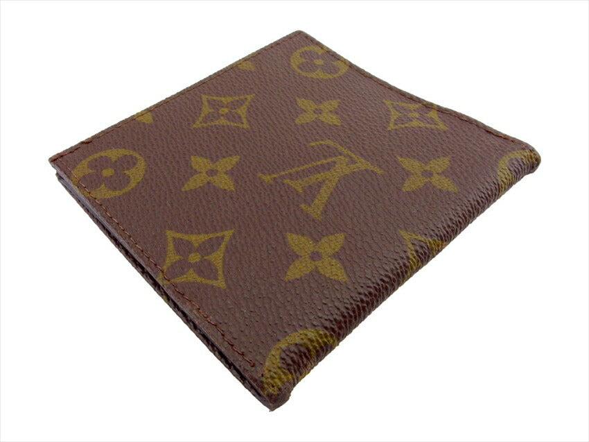 Louis Vuitton Bill Compartment No.142 Porte Billets Brown Beige Blue Handbag