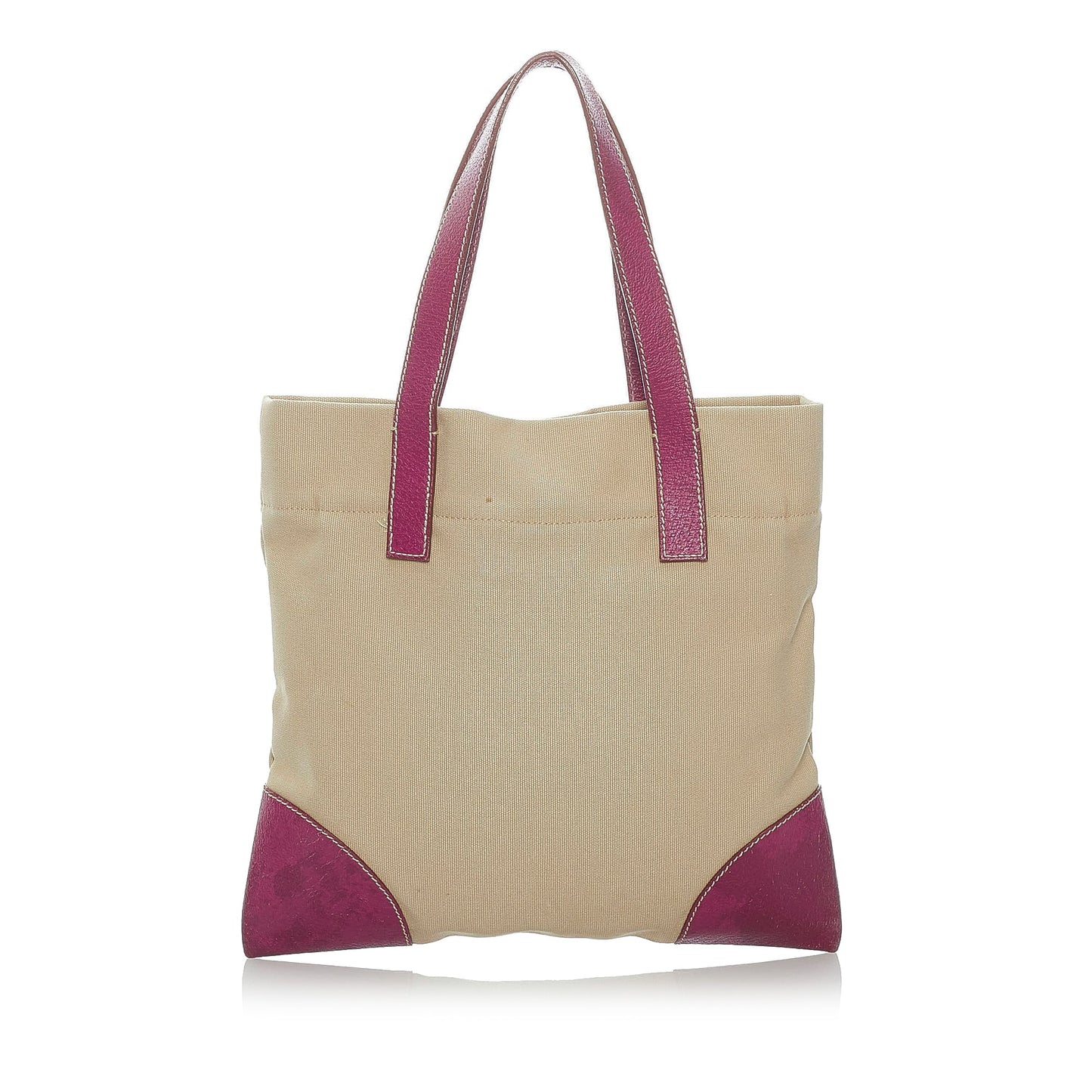 Prada Tote Bag Canvas Beige