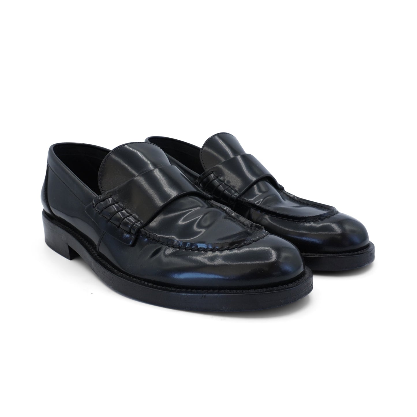 Chanel Logo Heel Loafers - Women's 37