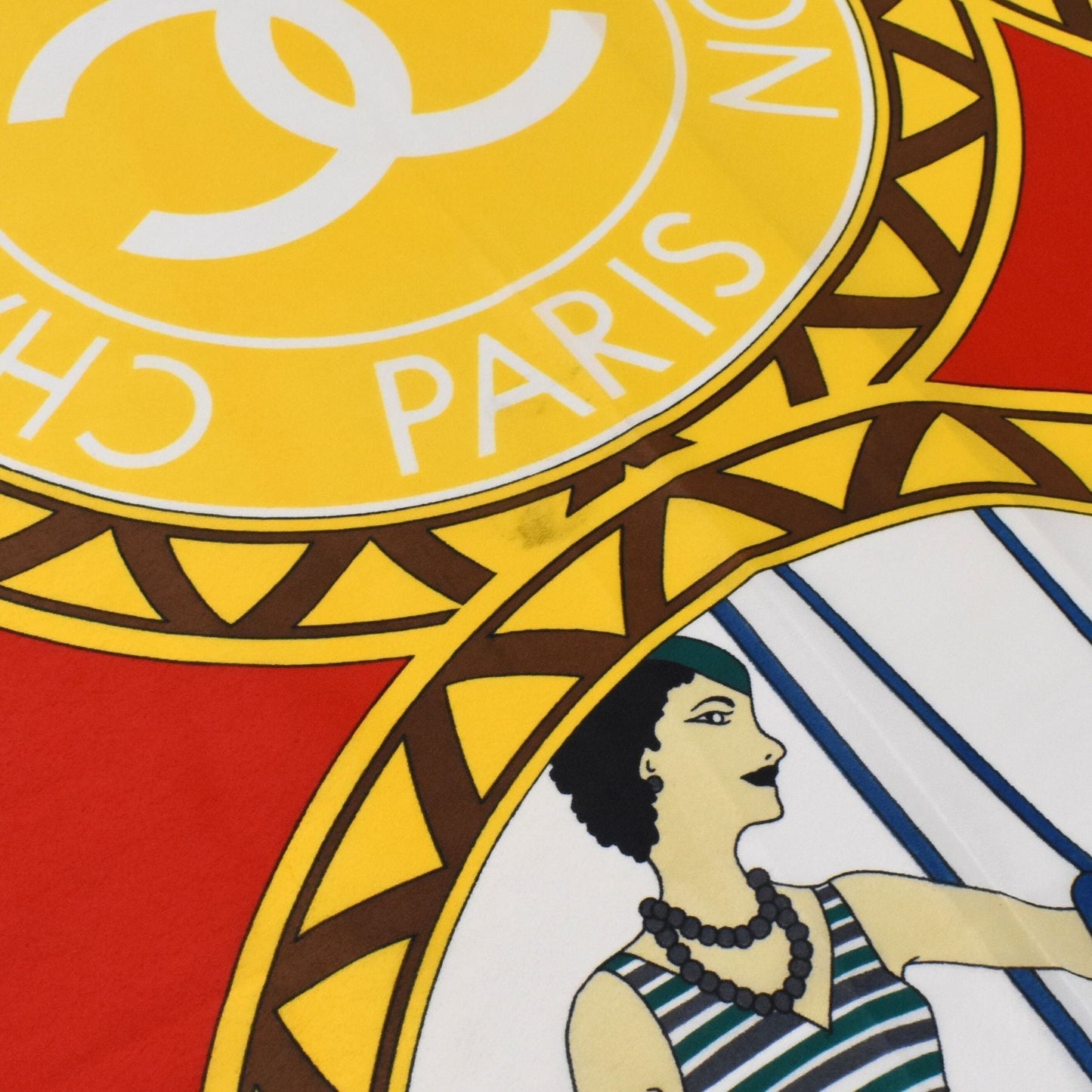 Chanel 'Rue Cambon Sporting Ladies' Scarf
