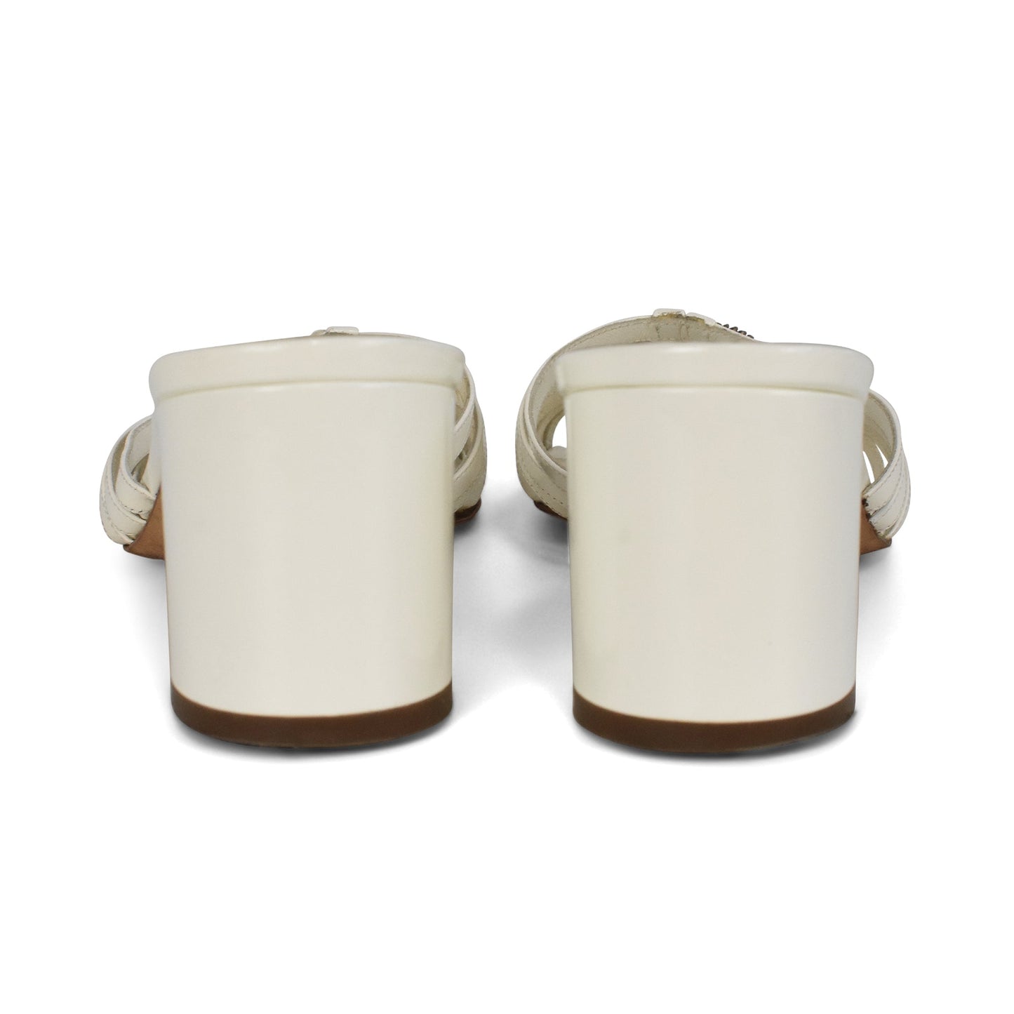 Chanel Strappy Mules - Women's 37.5 Shoes
