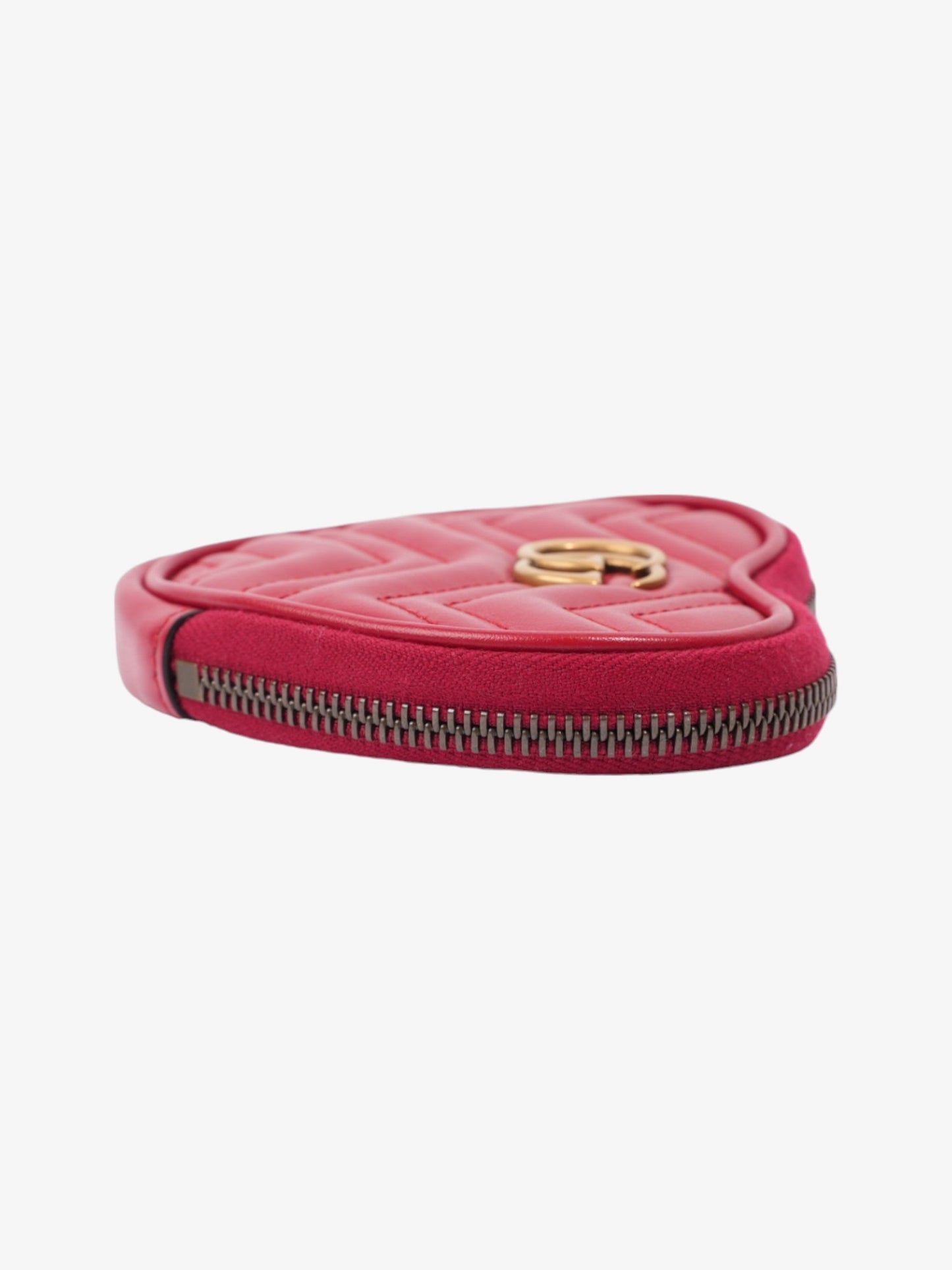 Gucci Marmont Heart Purse Leather Matelasse Travel Bag