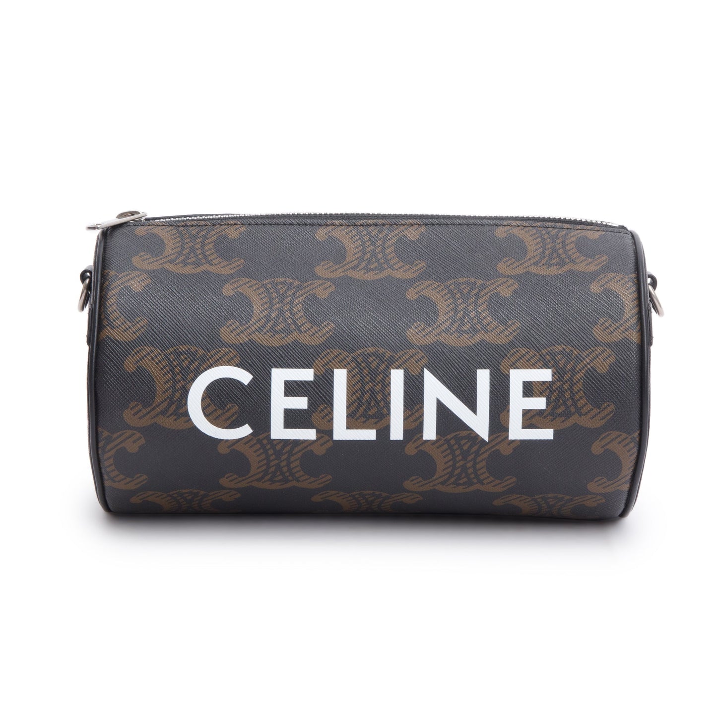 Celine Triomphe Cylinder Bag Canvas Brown Travel Bag