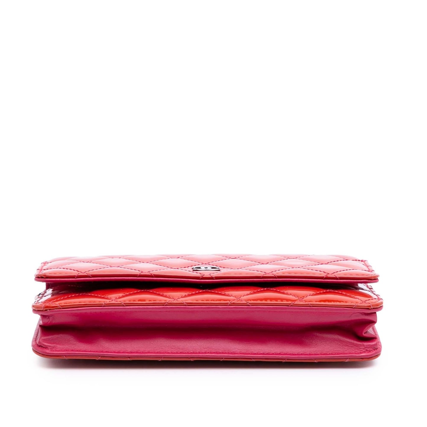 Chanel Bicolor Classic Patent On Wallet Case Chain 1