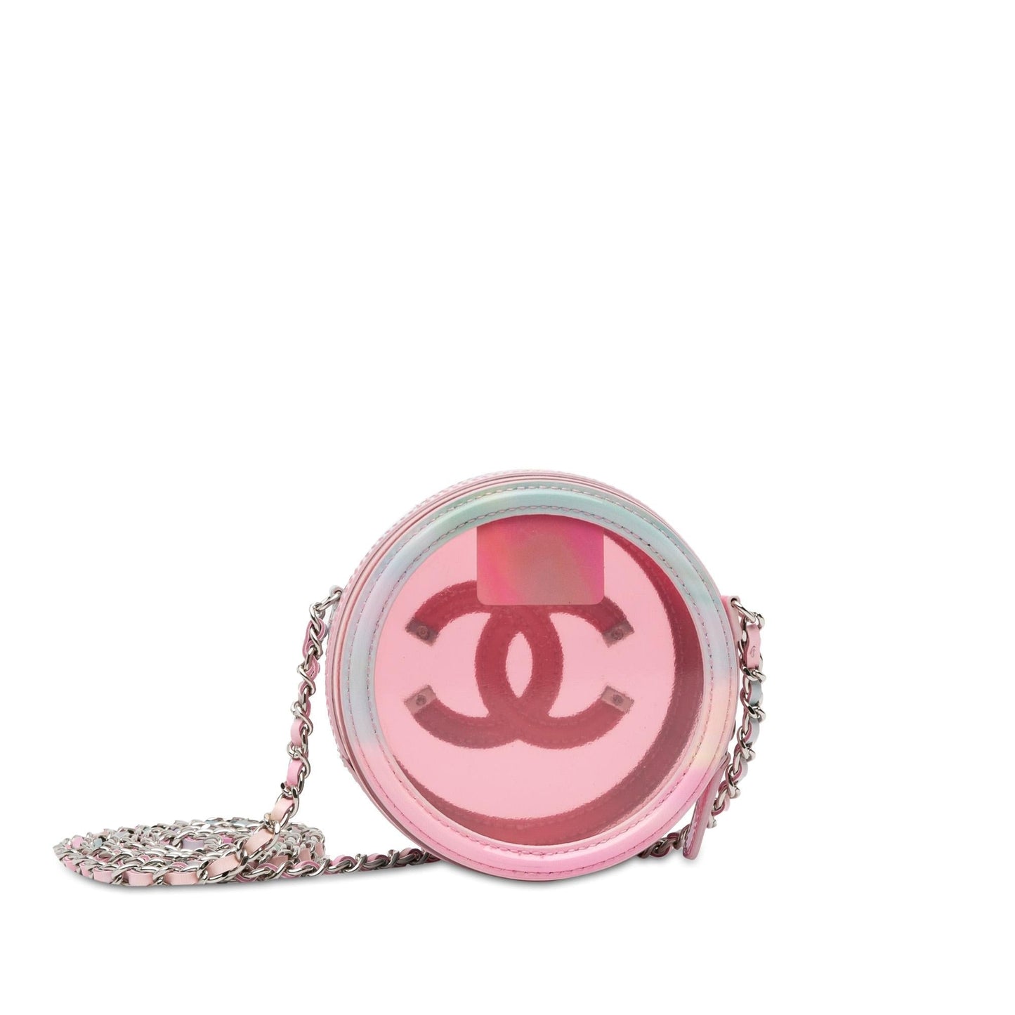 Chanel CC Filigree Transparent Round SHG-2nNSBy Crossbody Bag