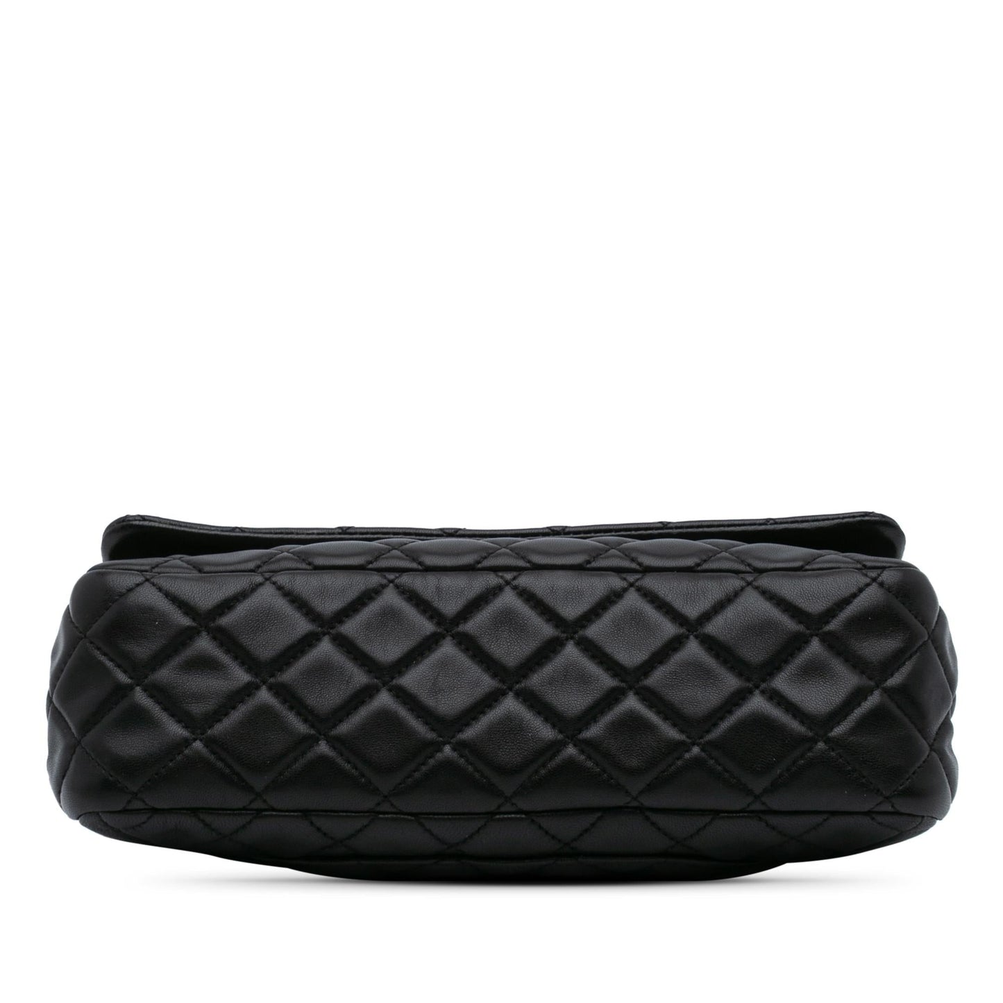 Chanel CC Quilted Lambskin Double Flap Handbag