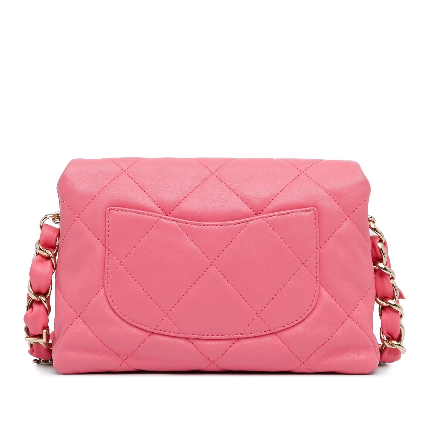 Chanel CC Lambskin Logo Chain Flap (SHG-Q5sy ) Denim Quilted Jewelry
