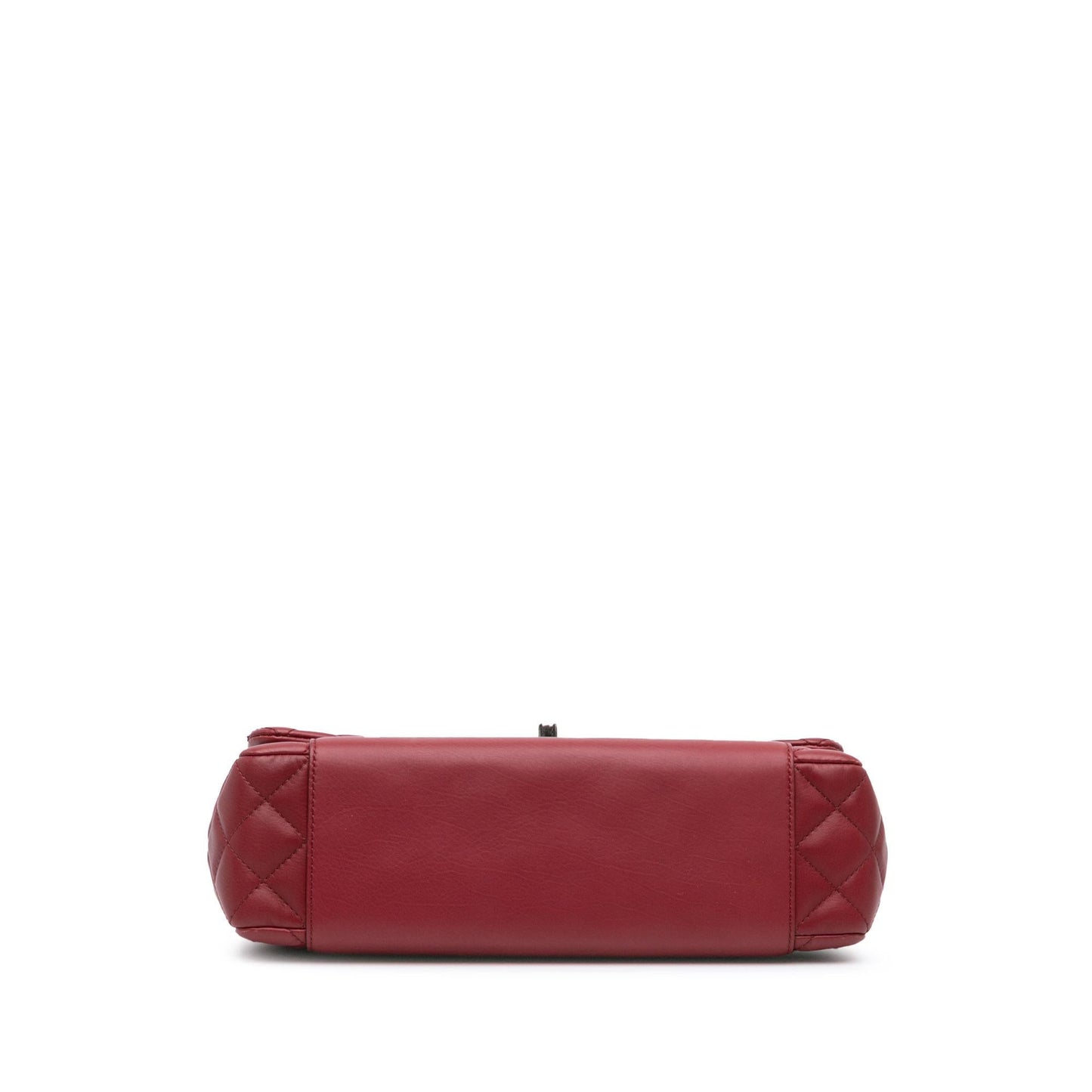 Chanel CC Quilted Lambskin Single Flap Handbag