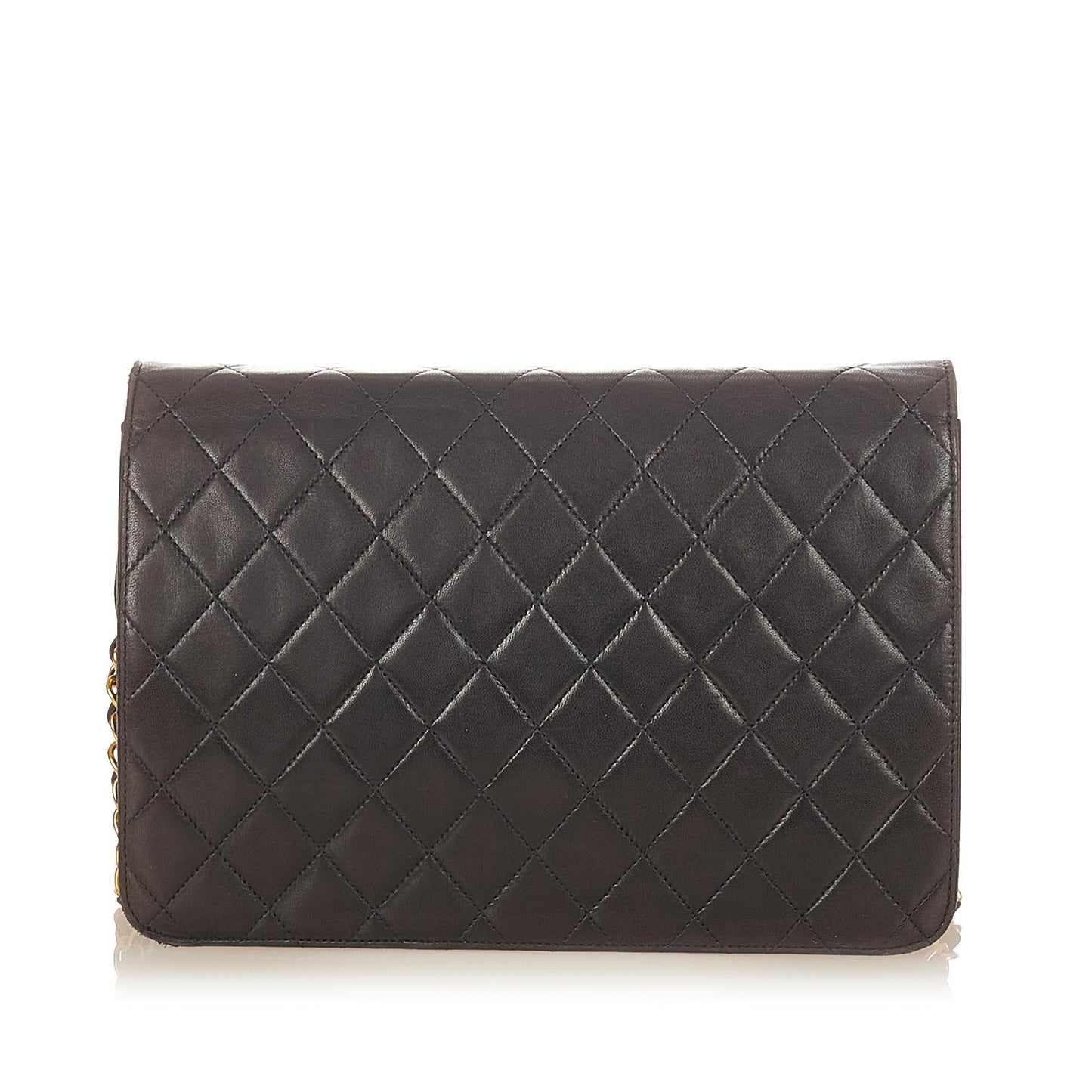 Chanel CC Timeless Lambskin Single Flap SHG-3Lq5he Leather Shoulder Bag