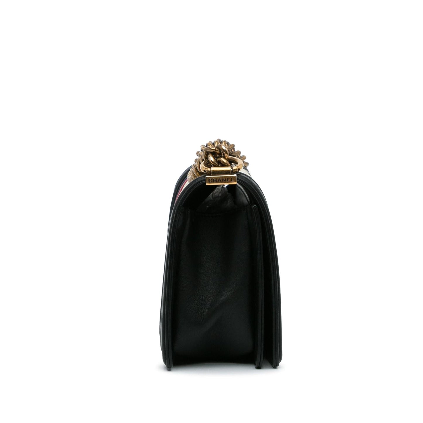 Chanel Crest-Embellished Boy Handbag
