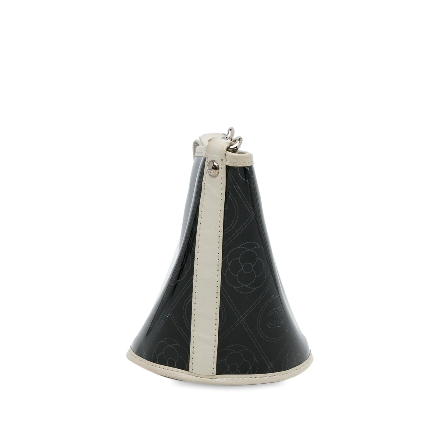 Chanel Crumpled Calfskin PVC Camellia Bucket SHG-gZFHoM Bucket Bag