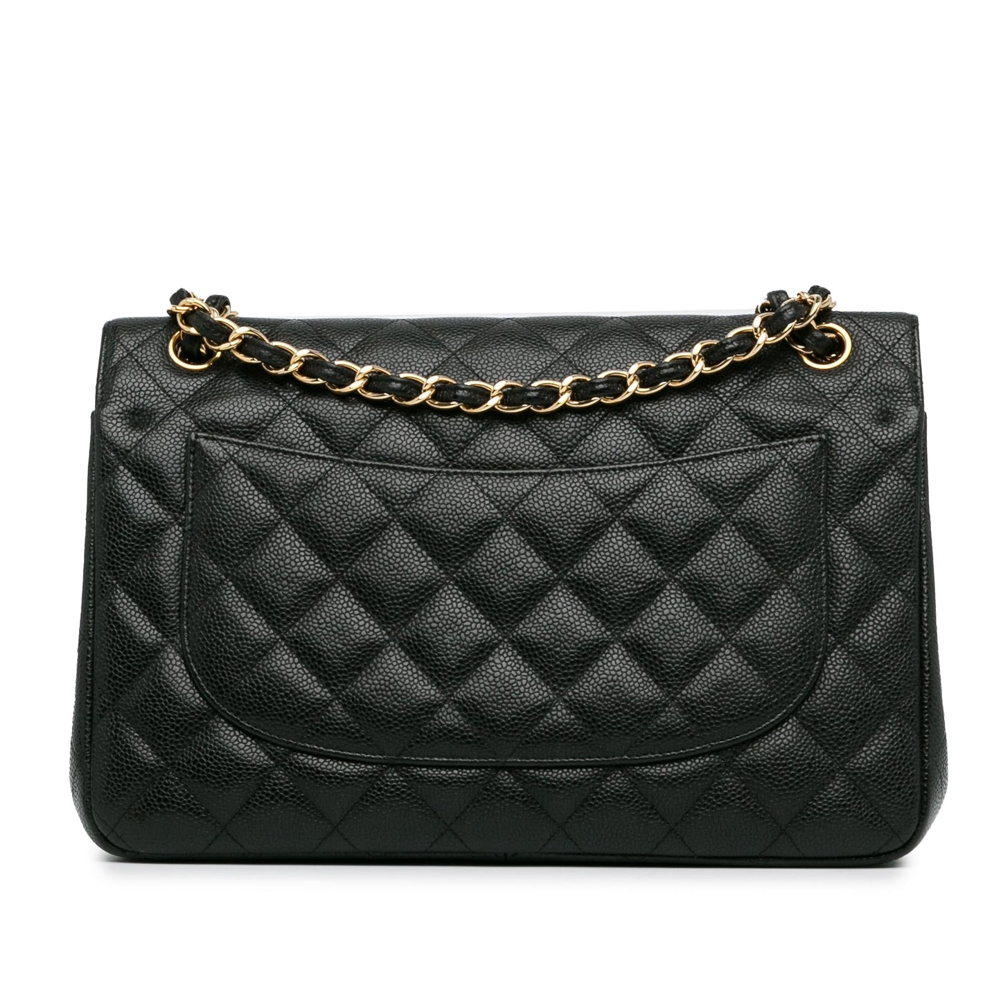 Chanel Jumbo Classic Caviar Double Flap SHG-sybvnq Handbag