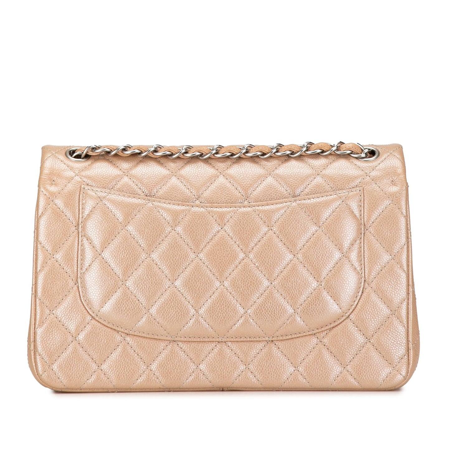Chanel Jumbo Classic Iridescent Caviar Double Flap Handbag