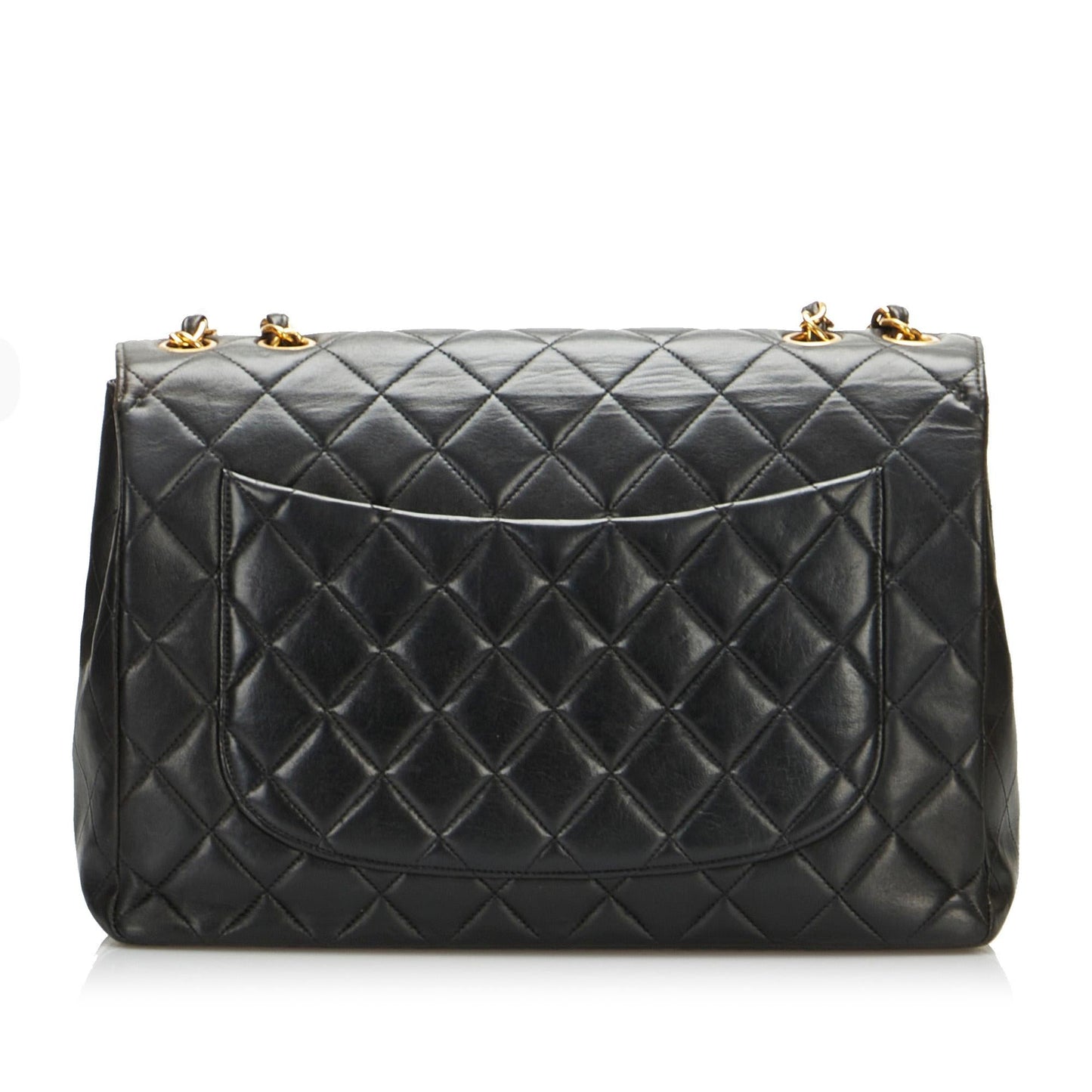 Chanel Jumbo Classic Lambskin Single Flap SHG-f1GsEa Handbag