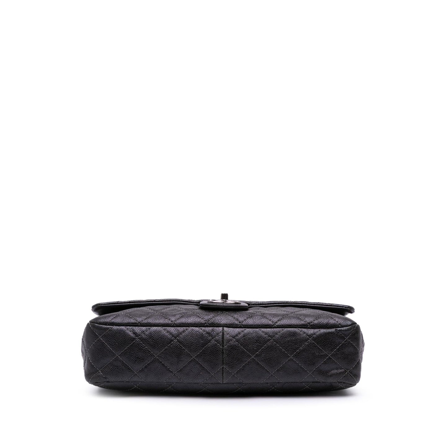 Chanel Jumbo Quilted Iridescent Caviar Easy Flap Handbag Flap 2
