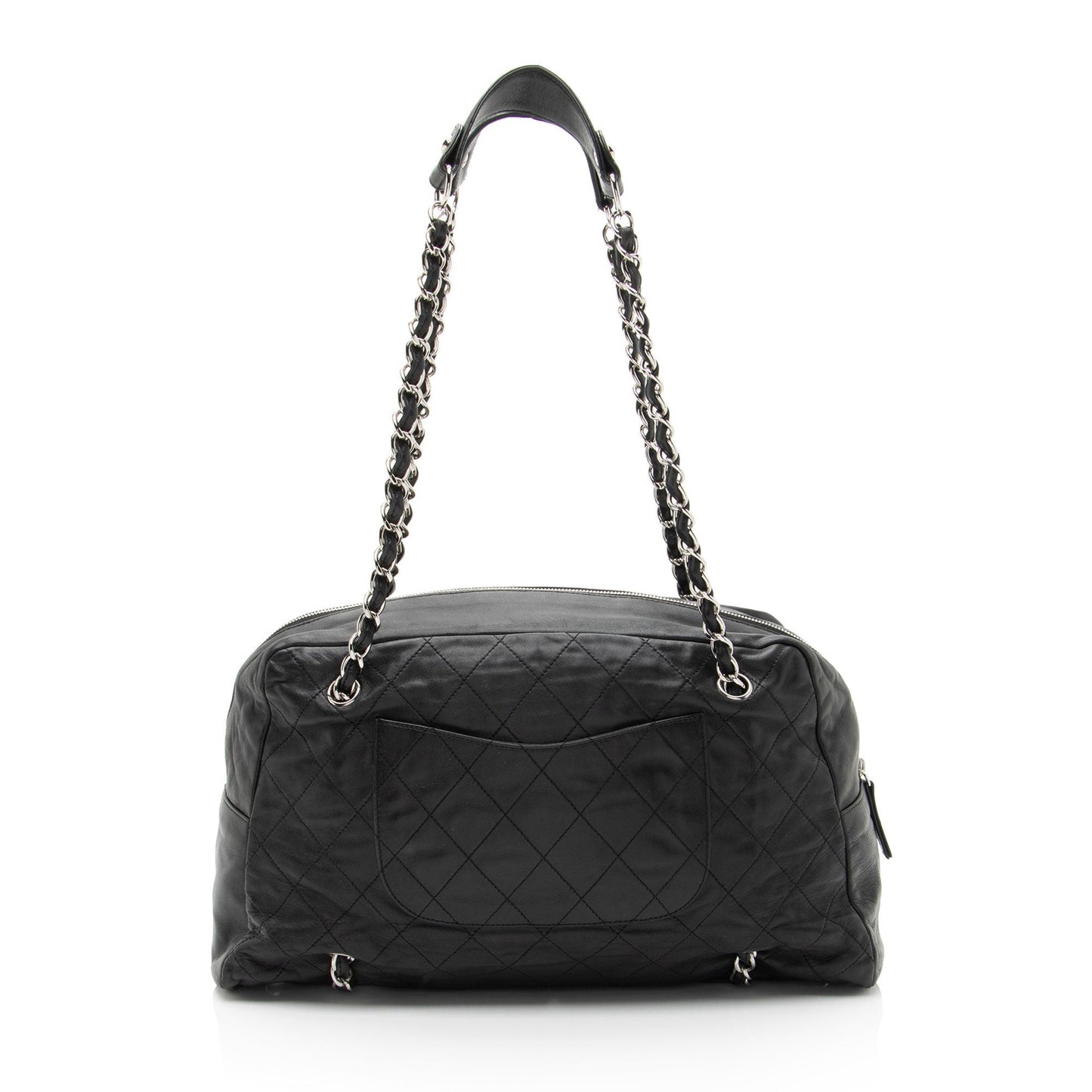 Chanel Lambskin Around Flap Tote Bag