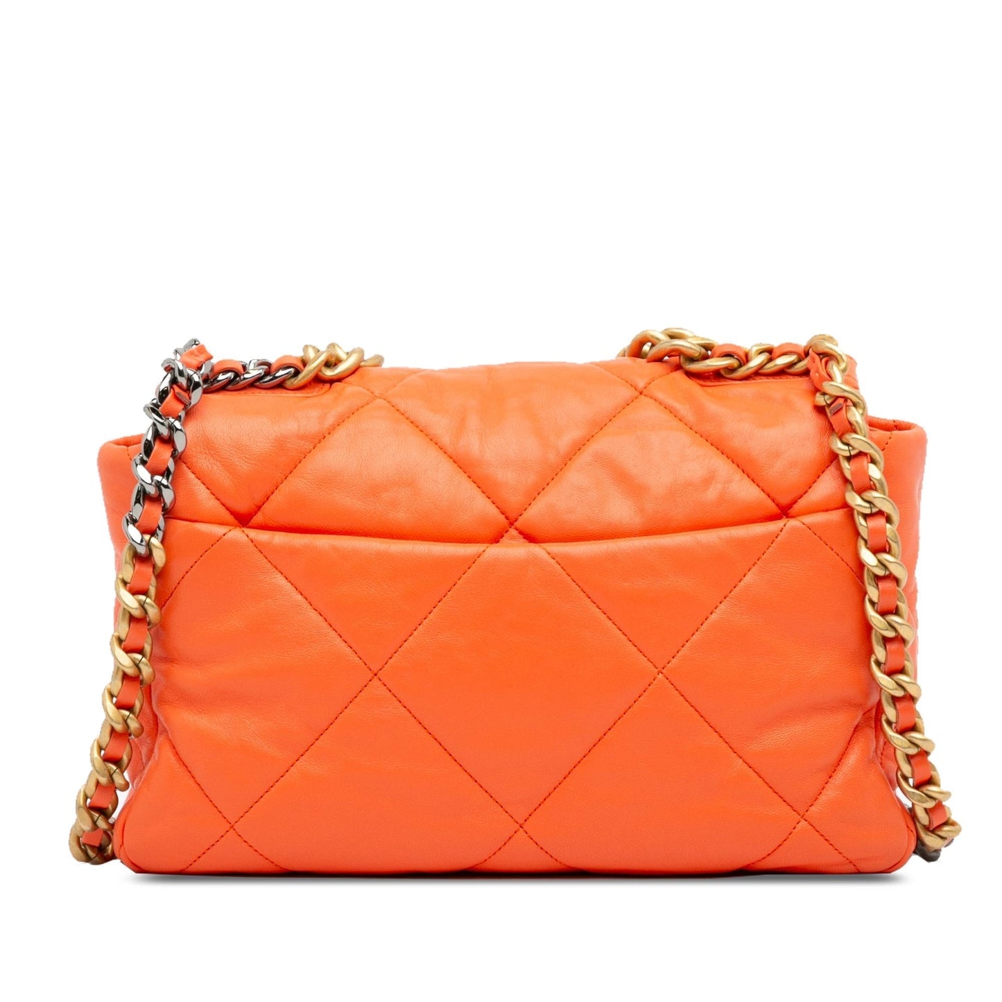 Chanel 19 Lambskin Flap Handbag Flap 1