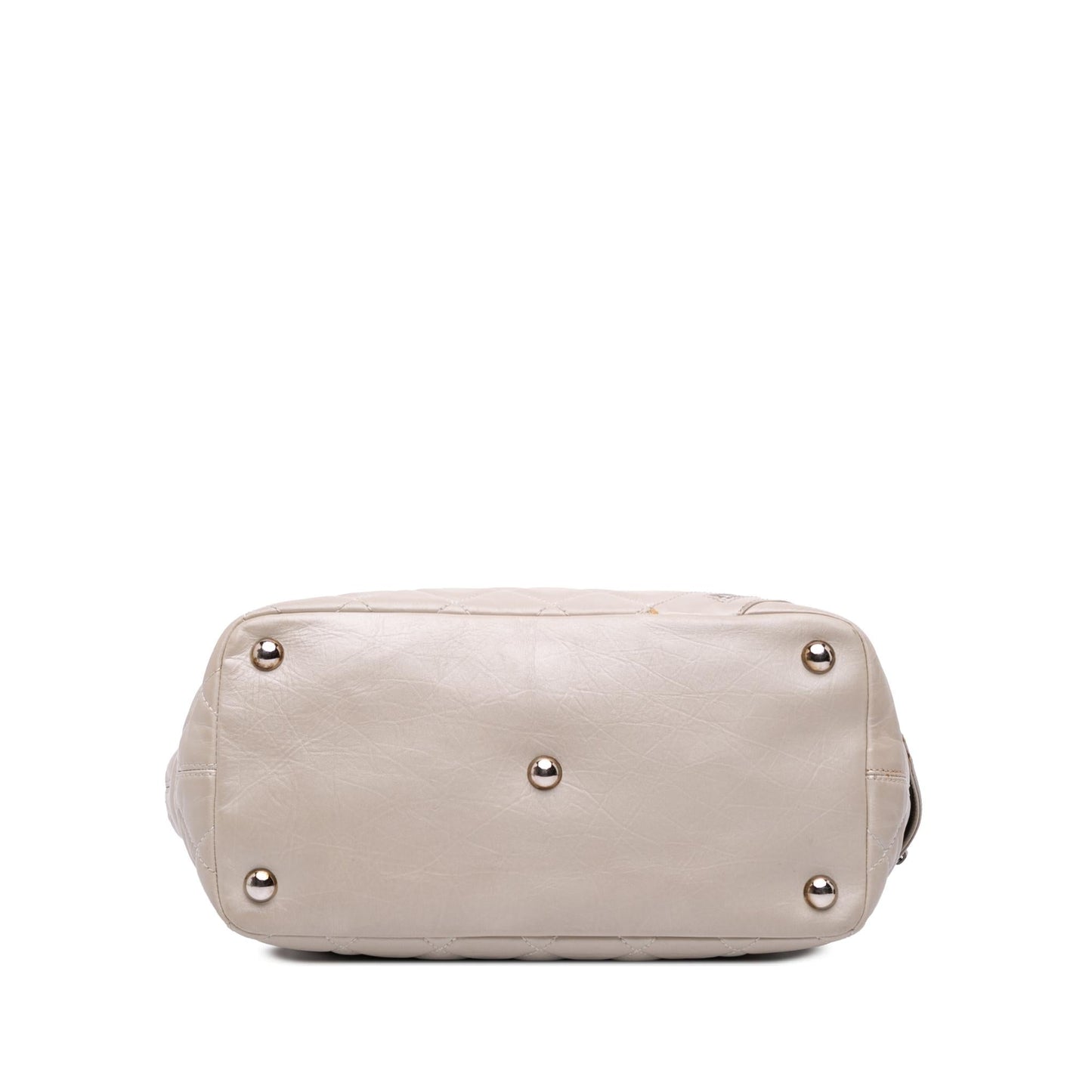 Chanel Quilted Aged Calfskin Cotton Club Tote Bag