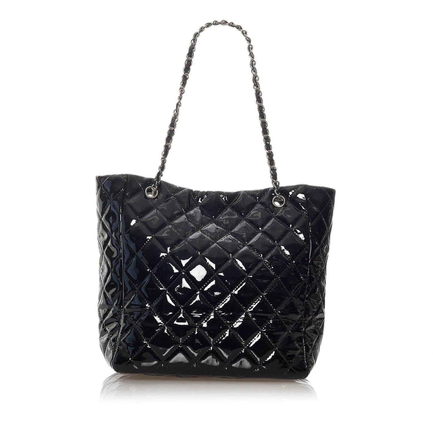 Chanel Matelasse Patent SHG-r9UFCD Leather Tote Bag