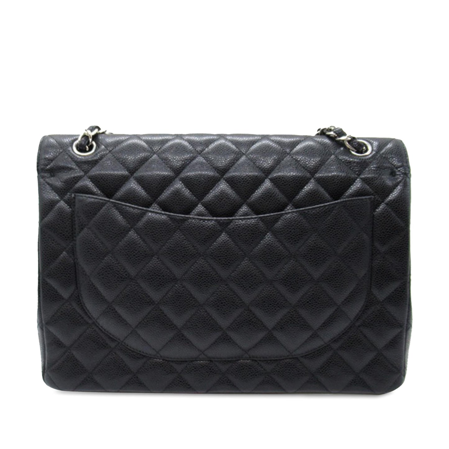 Chanel Maxi Classic Caviar Double Flap SHG-vrfubg Handbag