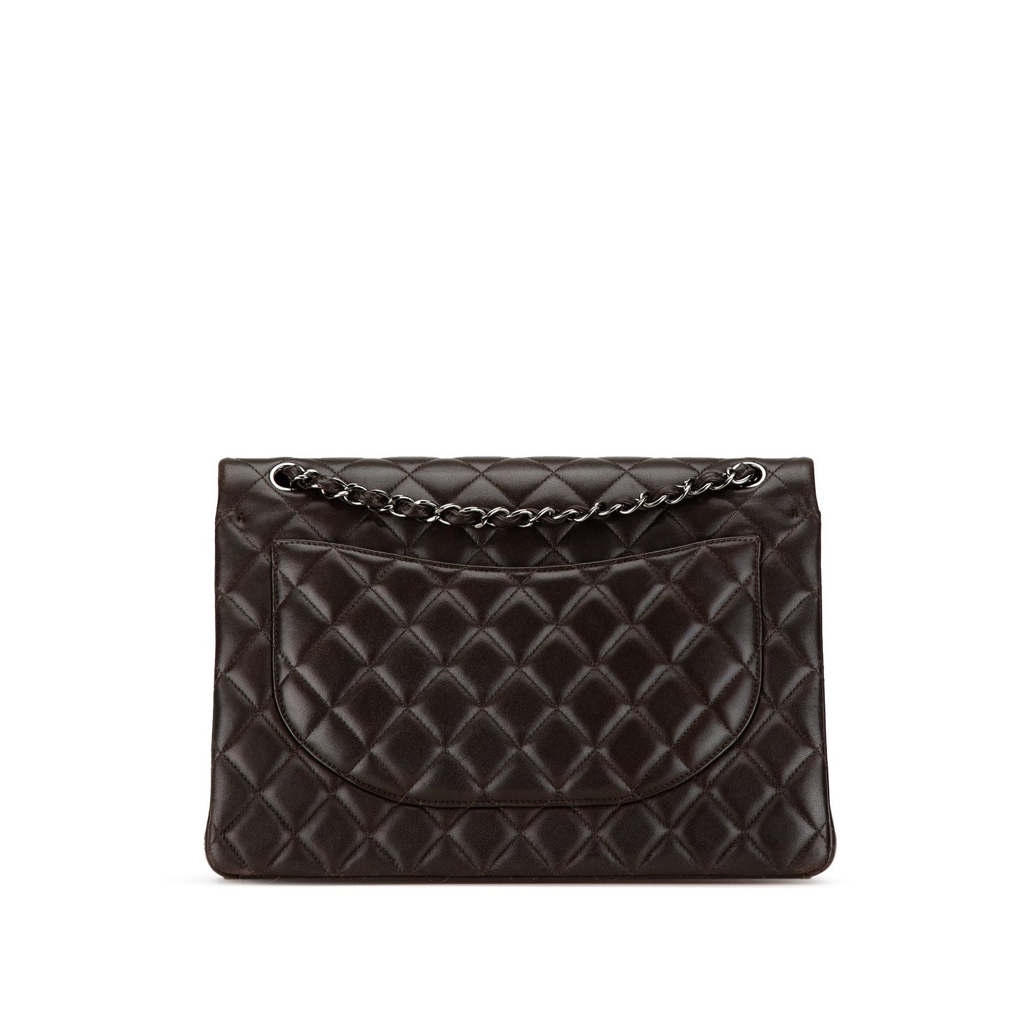 Chanel Maxi Classic Lambskin Double Flap Handbag