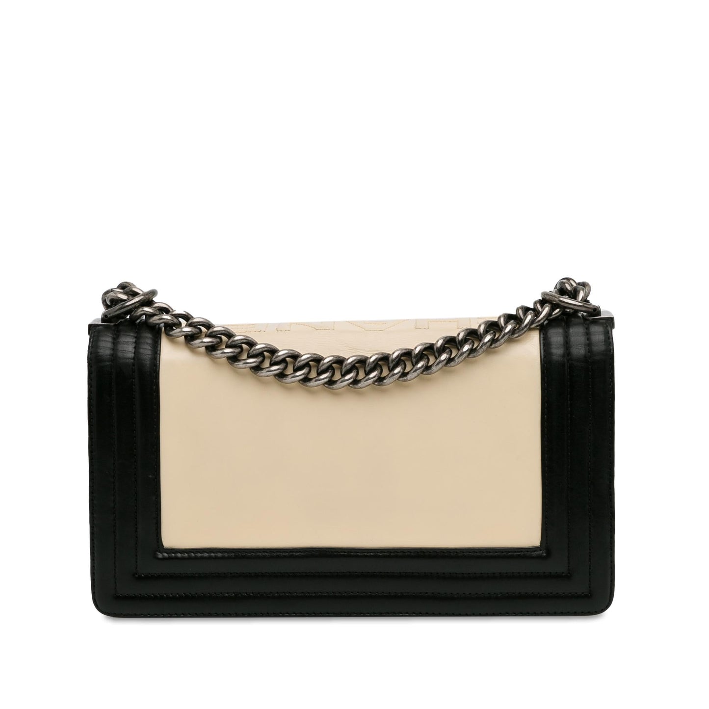Chanel Bicolor Calfskin Boy Flap SHG-EWjcMu Handbag
