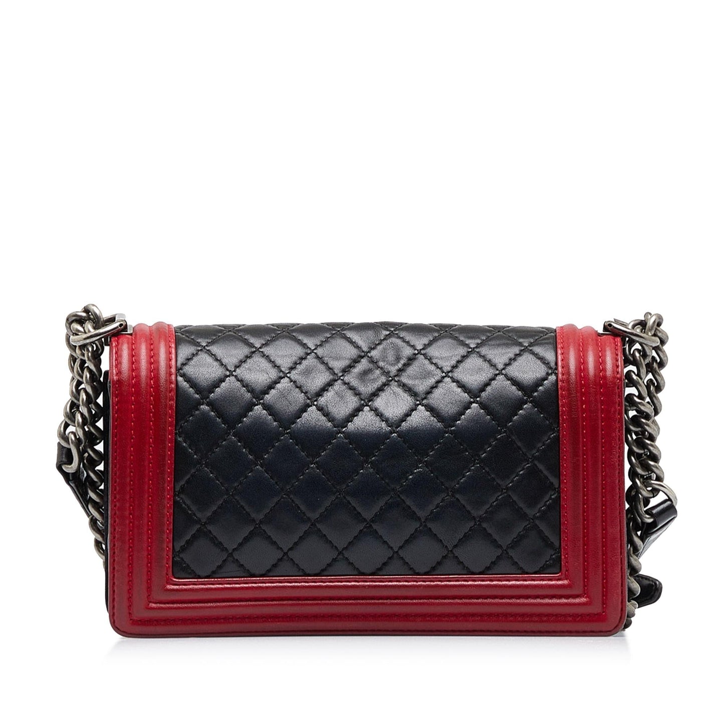 Chanel Bicolor Lambskin Boy Flap SHG-cLDWy7 Handbag