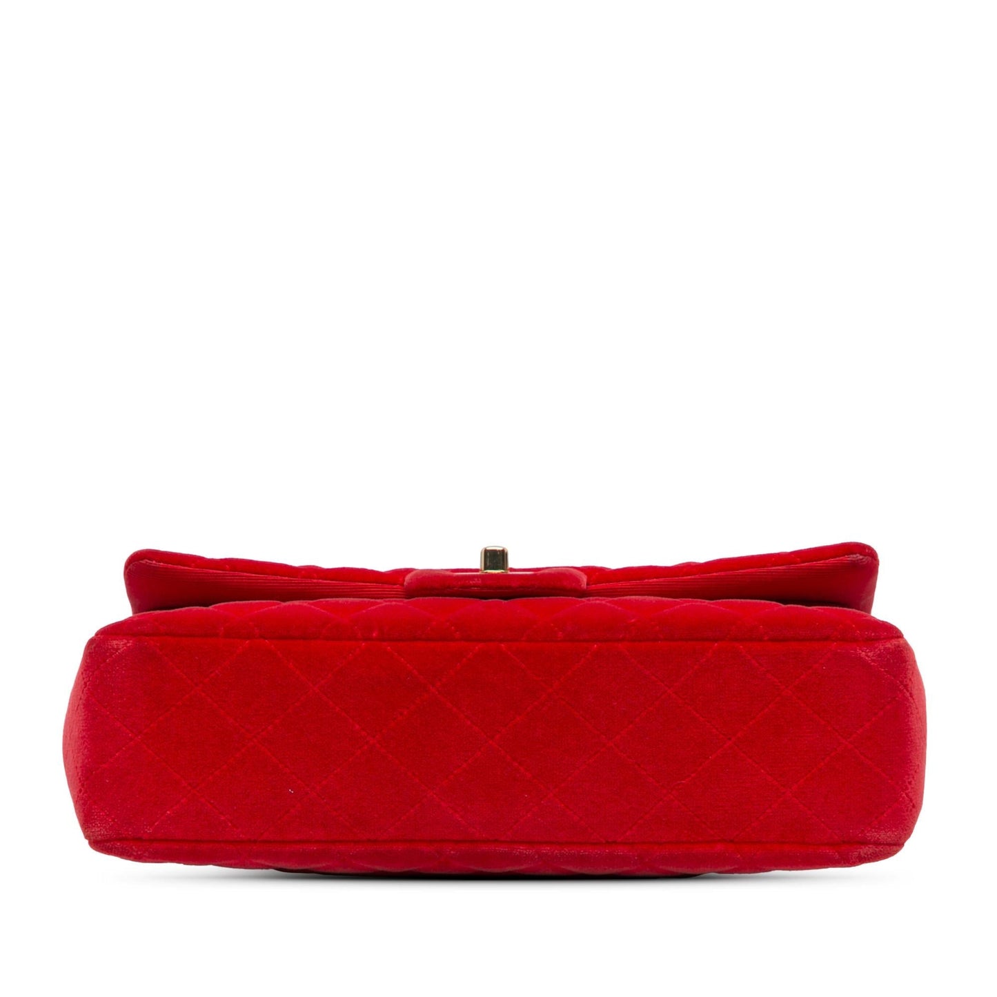 Chanel Classic Velvet Double Flap Handbag