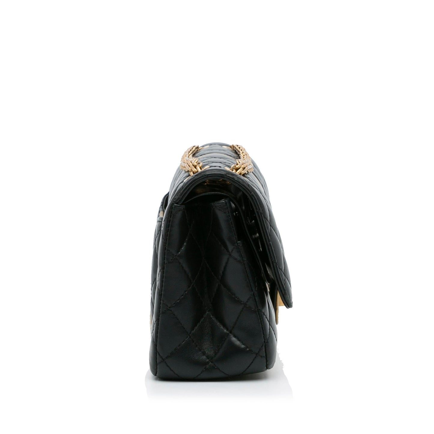 Chanel Croc Embossed Lambskin 2.55 Reissue Double Shoulder Bag Bag 1