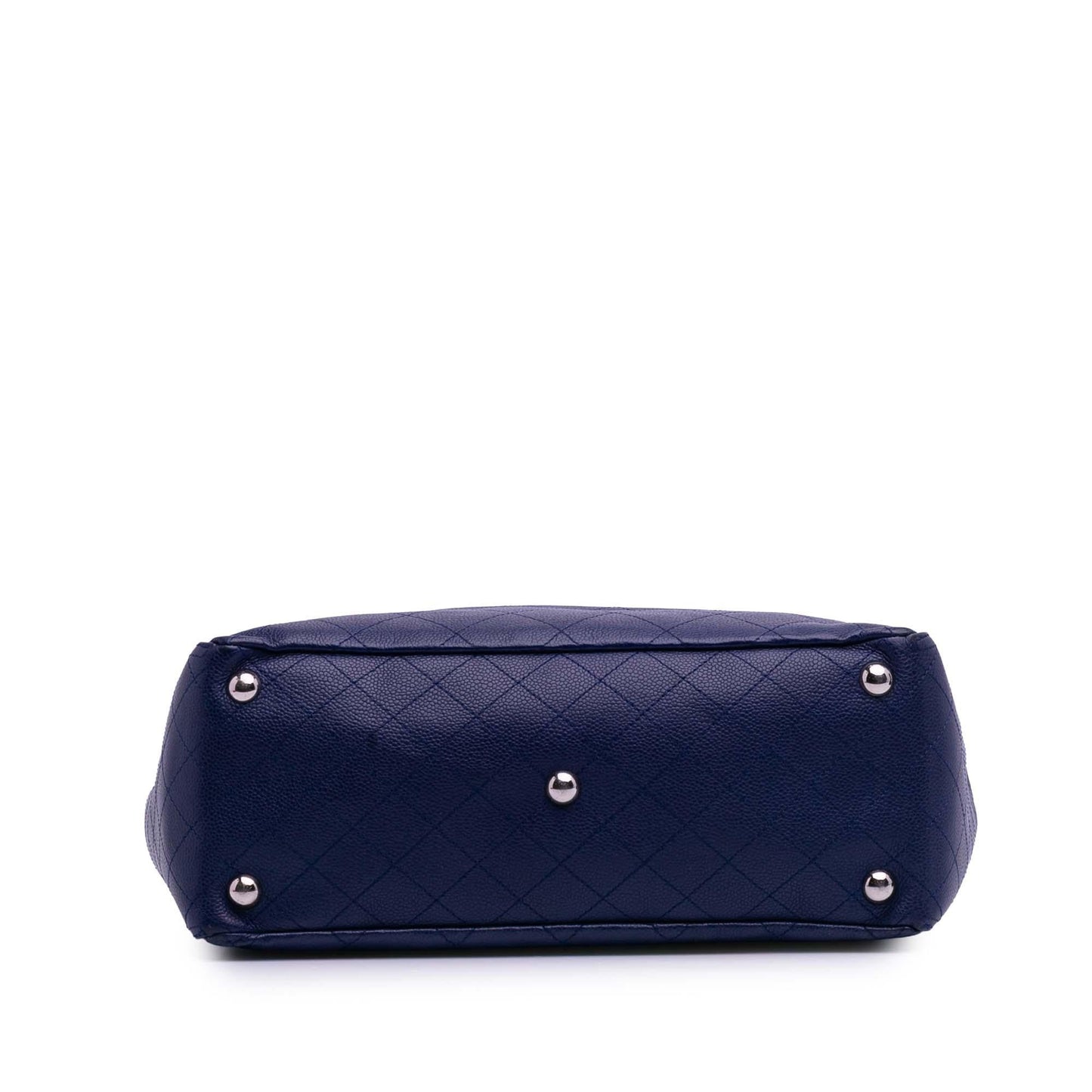 Chanel Quilted Caviar CC Pocket Tote Bag