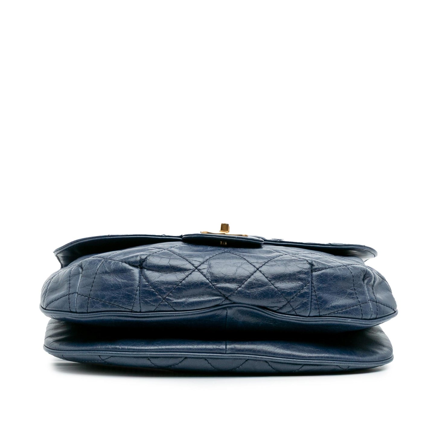 Chanel Quilted Glazed Calfskin Bubble CC Flap Handbag