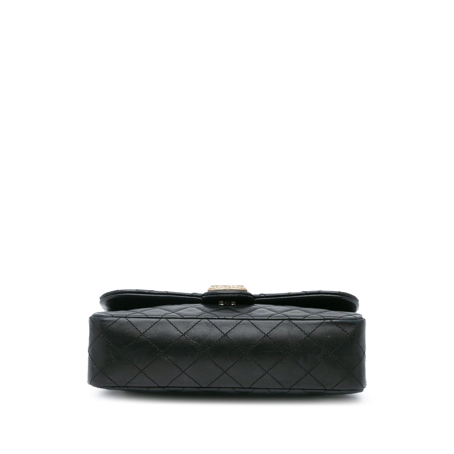 Chanel Quilted Lambskin Westminster Pearl Flap Handbag Flap 2