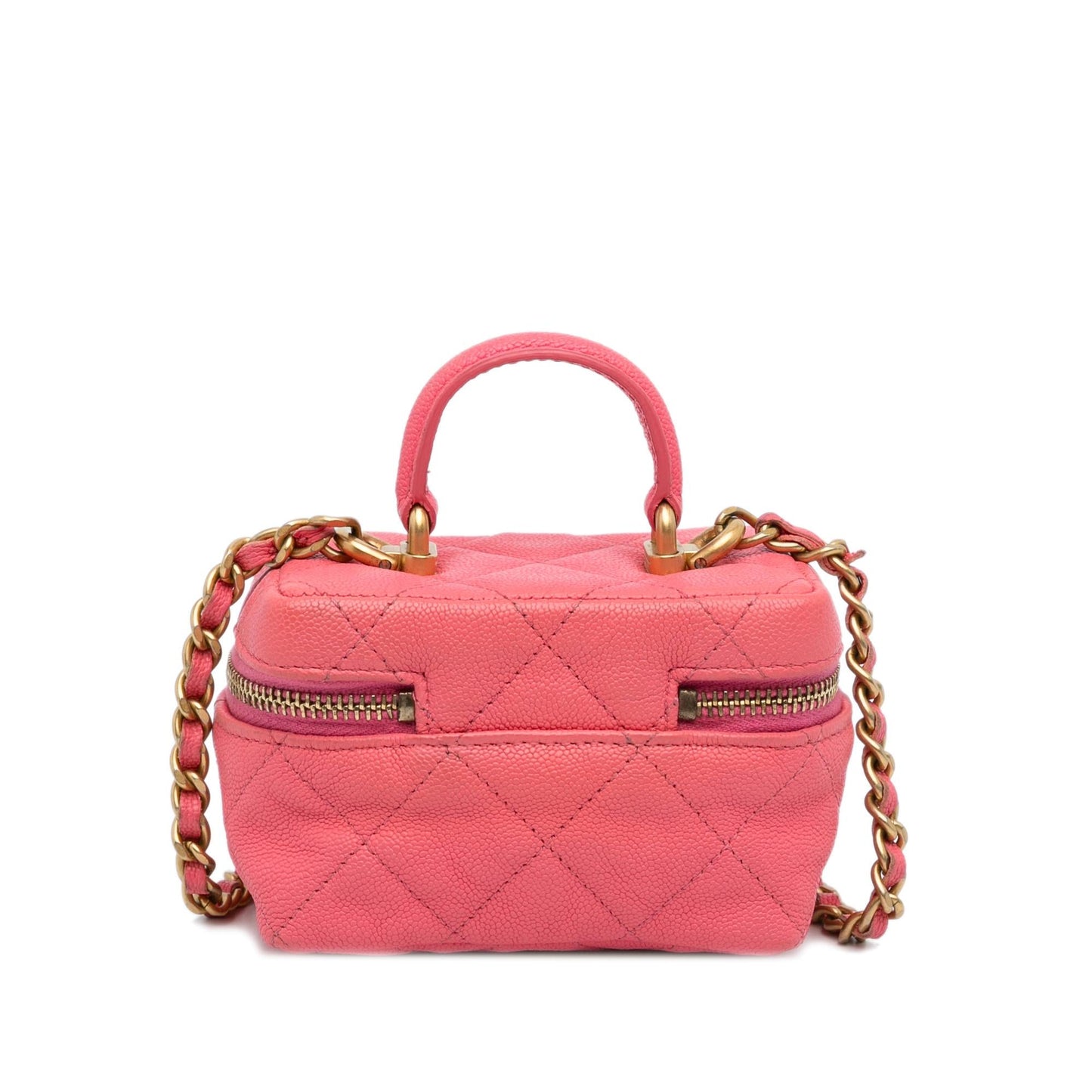 Chanel Micro Caviar Vanity Handbag Bag 2