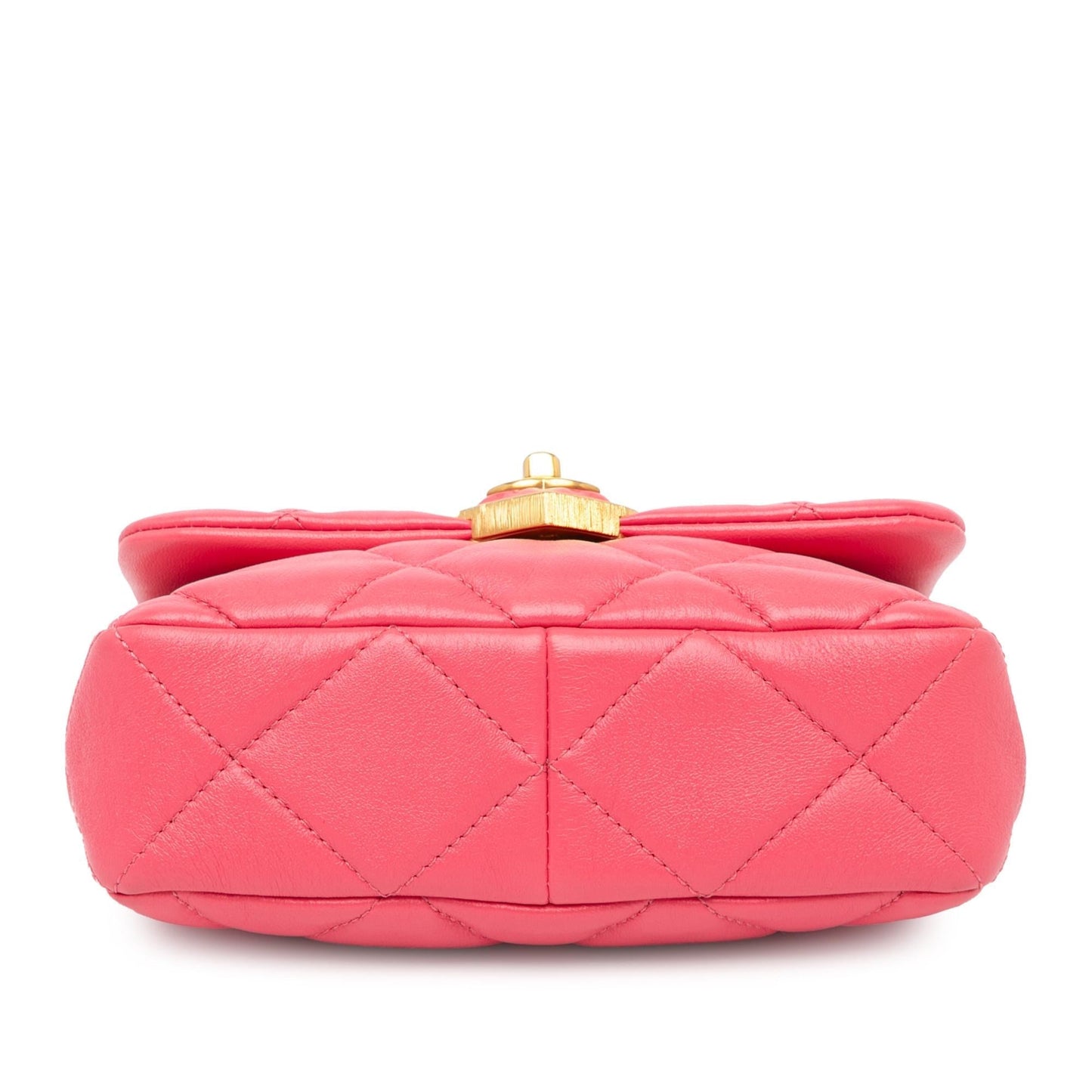 Chanel Quilted Lambskin Plexiglass Coco Love Flap Mini Bag