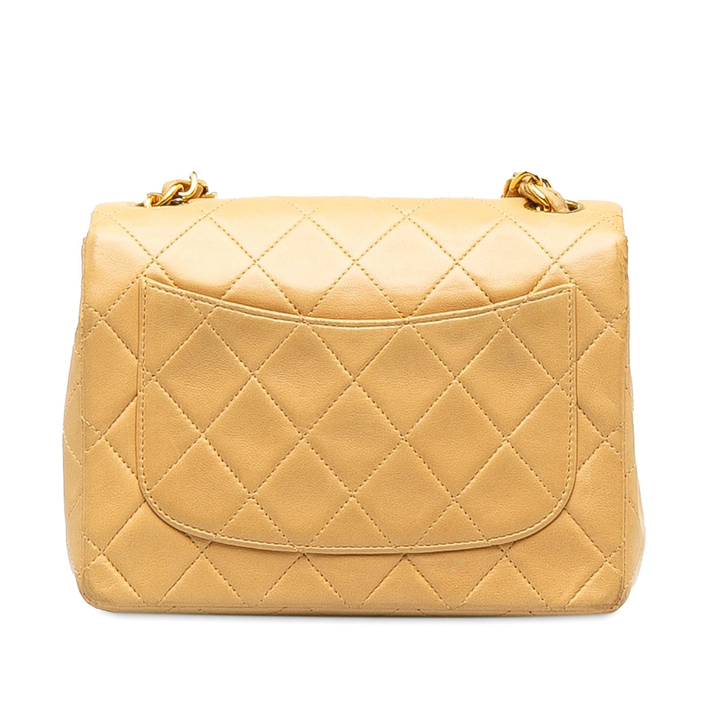 Chanel Square Classic Lambskin Single Flap SHG-E8DBvA Mini Bag