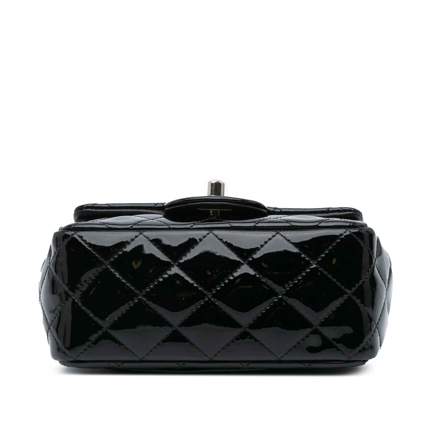 Chanel Square Classic Patent Single Flap Mini Bag Flap 19