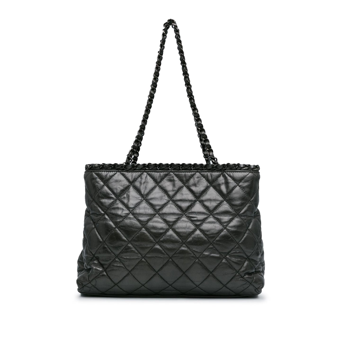 Chanel Quilted Aged Calfskin Me SHG-63pbEt Tote Bag